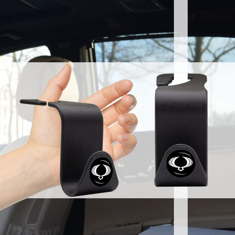 Car Seat Headrest Hook Back Seat Storage Organizer Hanger Accessories For Ssangyong Rexton Korando E-motion Torres Actyon Sport