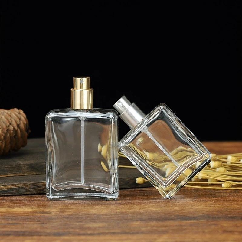 10Pcs 30/50Ml Perfume Bottle Gold Silver Empty Bottle Spray Bottle Portable Perfume Dispensing Bottles