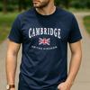 Cambridge United Kingdom Union Jack Graphic T Shirt Unisex Crew Neck Short Sleeve British Travel Fan Holiday Gift Tee