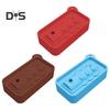 Ice Cube Mold Silicone Ice Cooler Tray for Whiskey Cocktails Easy Fill Release Ice Maker Funny Ice Dish for Party Atmosphere