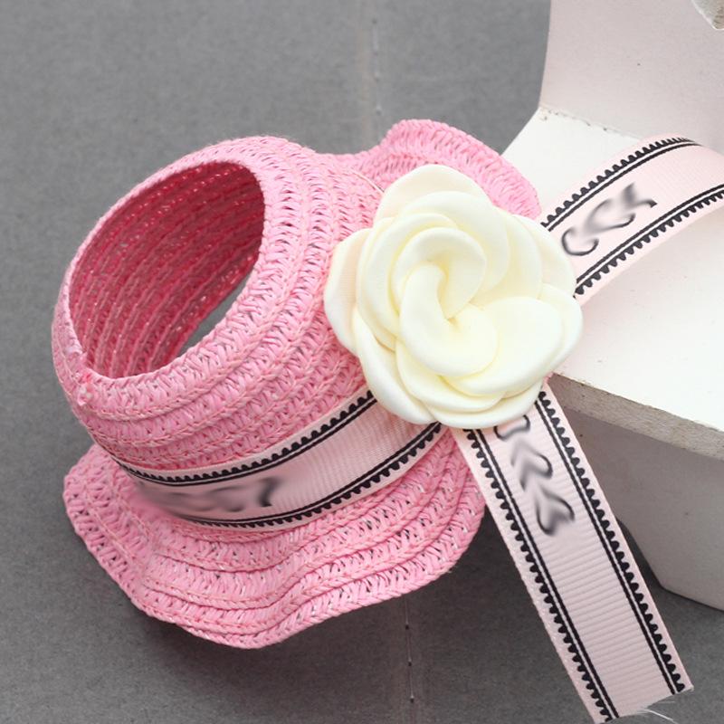 Pendant Doll Dress Accessories Doll Empty Top Opening Woven Straw Hat