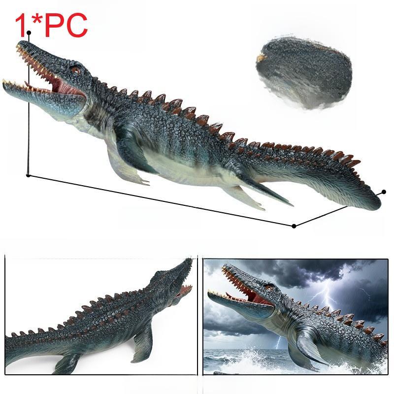 Ancient Marine Sea Monster Dinosaur Model For Kids Boys Gift With Movable Jaw