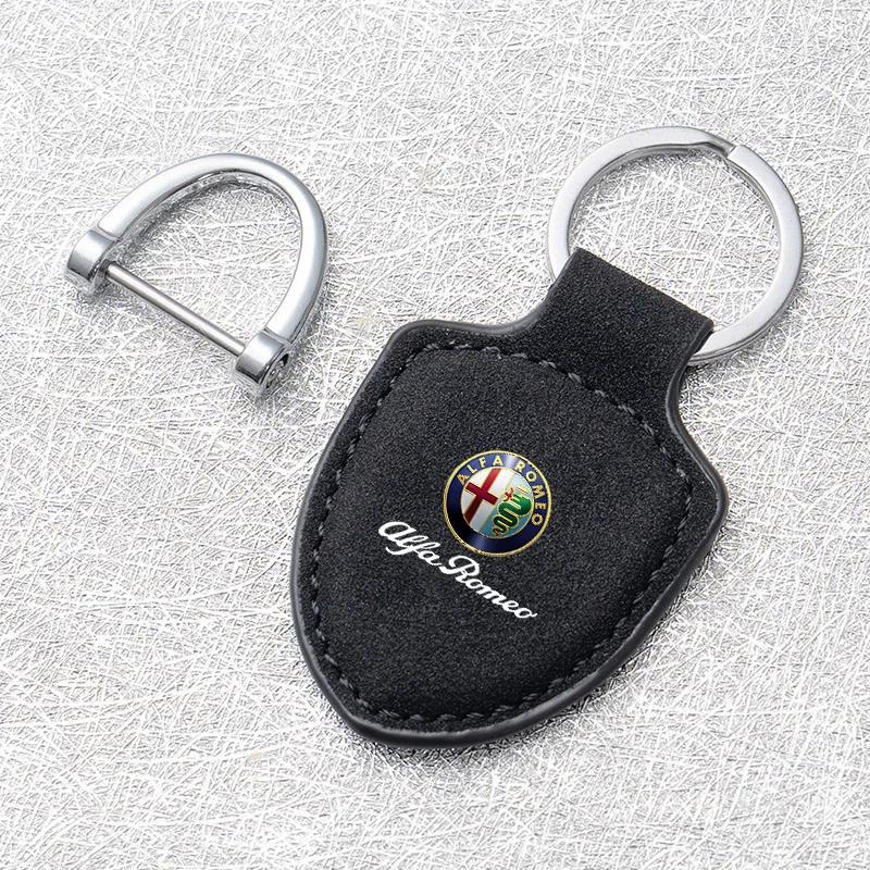

Car Stickers For Alfa Romeo Car KeyChain Creative Shield Keychain Anti Lost Keyring Accessories Alfa Romeo Giulietta 159 147 156