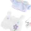 4 Stück Plüschpuppenkleidung, Puppenkleidung für Kinder, Geburtstagsgeschenk, Fantasie Overalls Fliege Outfits