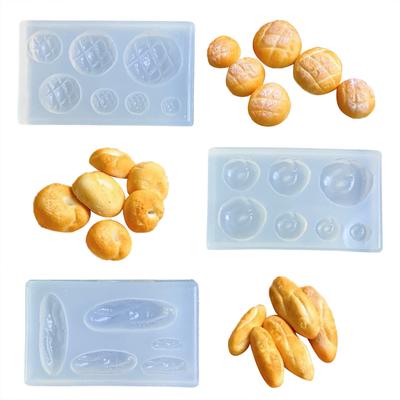 Beautiful Confections Silicone Mold Flexible Doll House Food Bread Toy DIY Mold for Making Candy Chocolate Fondant