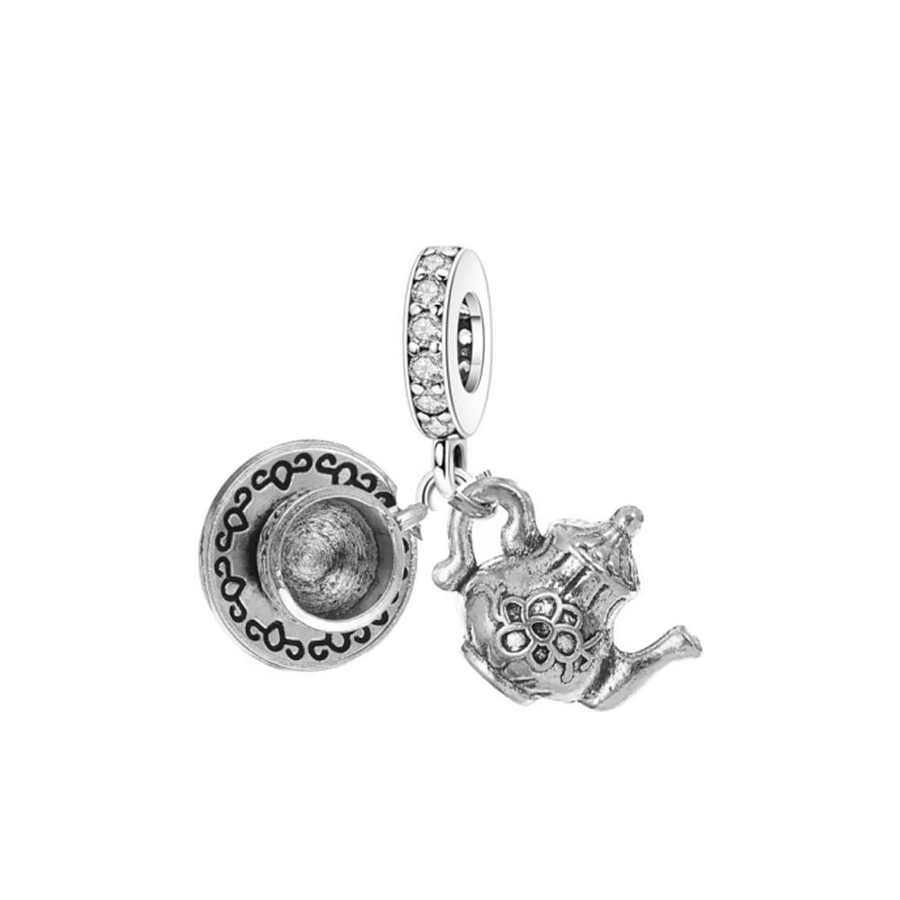 New Copper Charm Football Baseball Tennis Dumbbell Golf Pendant Fit Original Diy Bracelet Women'S Jewelry Cowboy