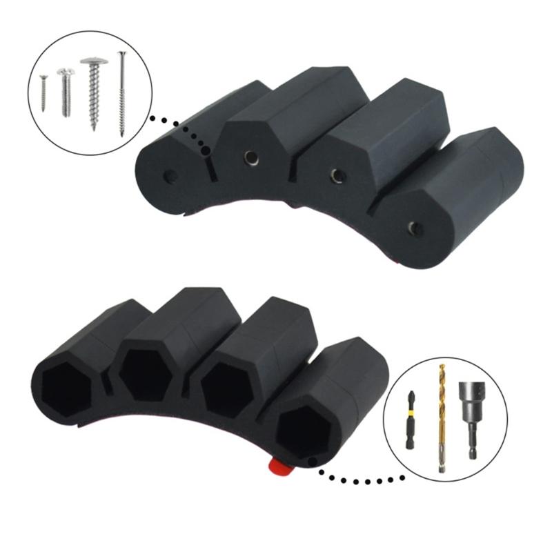 Plastic Bit Gripper Quick Change Tool Cover Tool Cover Driver Bit Black Bit Holders Mount Attachment Power Drill