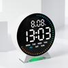 Modern Digital Alarm Clock With Led Display Night Light Weekday And Timer Functionality