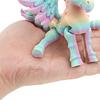 3D Printed Horse Ornament Articulated Horse Winged Unicorn Toy Flexible Animal Fidget Toy with Movable Joints for Home Office Stress Relief Desktop