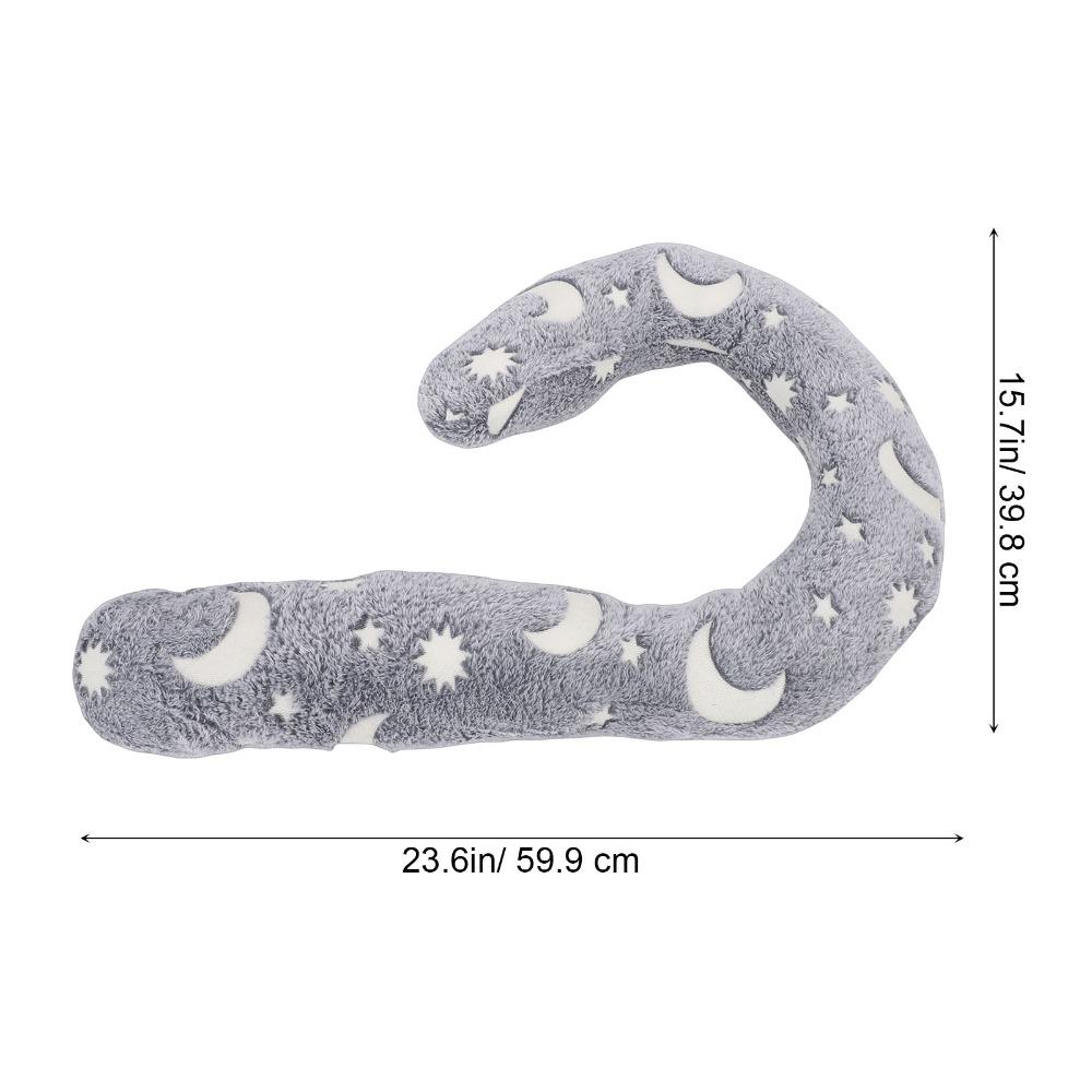 Crescent Shape Pet Crescent Cushion Plush Dog Sleep Mat Pet Cuddle Cushion  Pet Neck Support