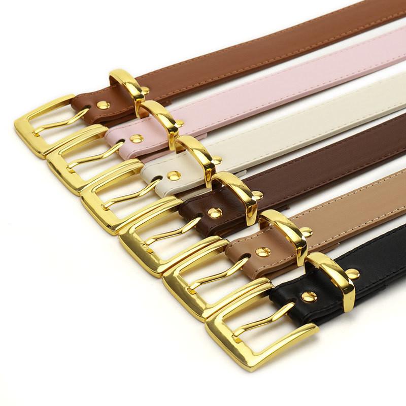 Elegant Alloy Buckle Belt For Womens Denim And Dressy Summer Style