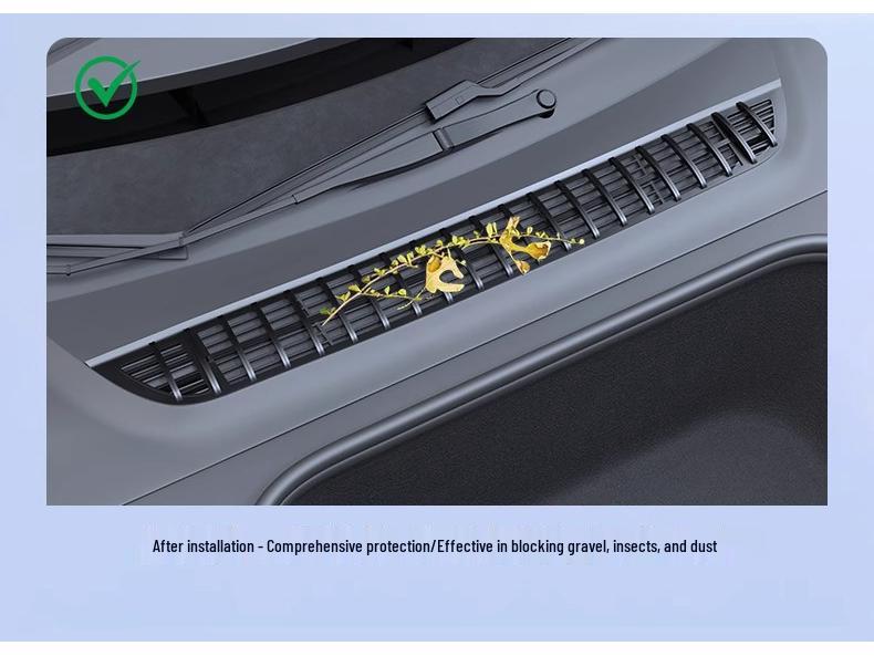 Tesla Model 3/Y Refresh AC Inlopp/Utlopp Insektsäkert Filterskydd