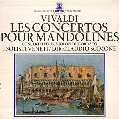 LP Record VIVALDI, CLAUDIO SCIMONE, I SOLISTI - Les Concertos Pour Mandolines / Con STU70545 Erato 1970 France Classical Used