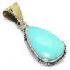 Natural Chrysoprase Gemstone 925 Solid Sterling Silver Gift Pendant 1.50" Y6u24