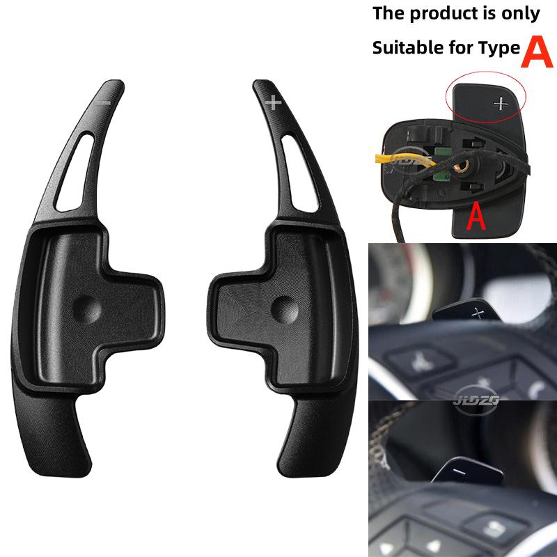 For Mercedes-Benz A Class A180 A200 A220 A250 W176 2013-2015 Car Steering Wheel Shift Paddle Aluminum Alloy Car Styling Extender