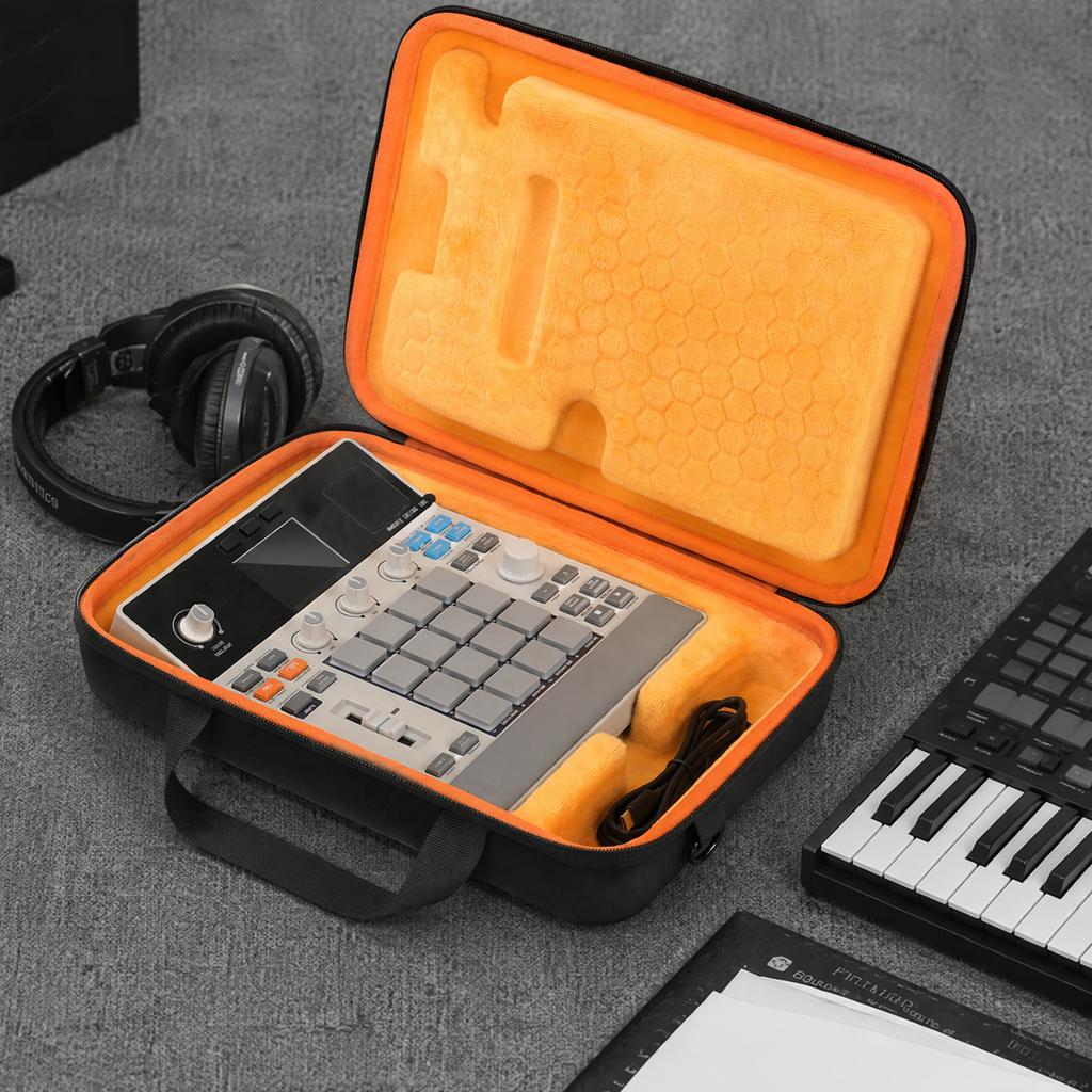 Жесткий кейс-органайзер из EVA для сэмплера Akai MPC One, водонепроницаемая сумка для переноски, дорожный защитный чехол с плечевым ремнем и ручкой