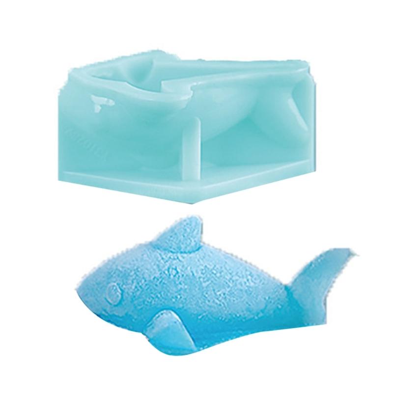 

Large Shark Shape Ice Mold With Food Grade Materials For Chocolates Jellies Ice Cubes Mold Practical Kitchen Tool 1