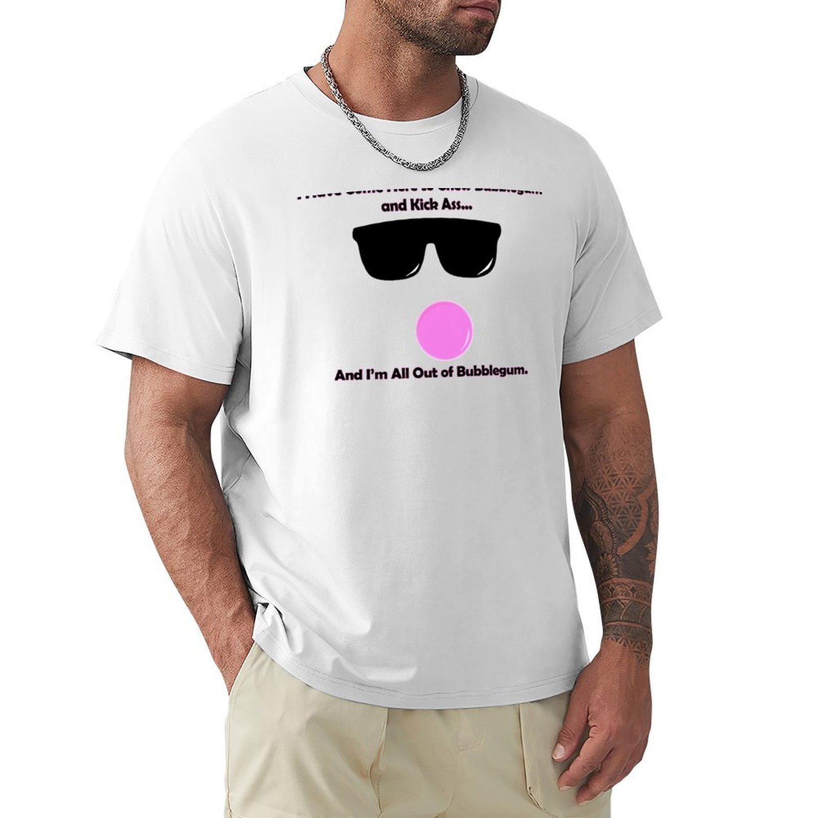 Here to chew bubblegum TShirt Anime tshirt luxury tshirt sweat clothes for men S