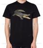 Fierce Crocodile T-Shirt Men Women Unisex Top Woman Man Vintage Beach Vacation Cotton S