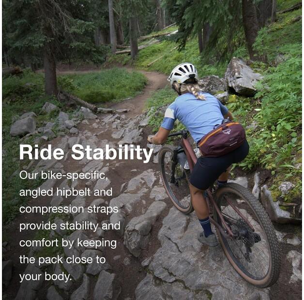 Rucksack Osprey Savu 5 Trinkgurt aprium purple