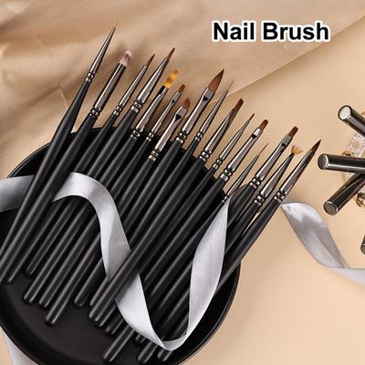 Vintage Nail Art Pen Anti-break Soft Bristles Non-shedding