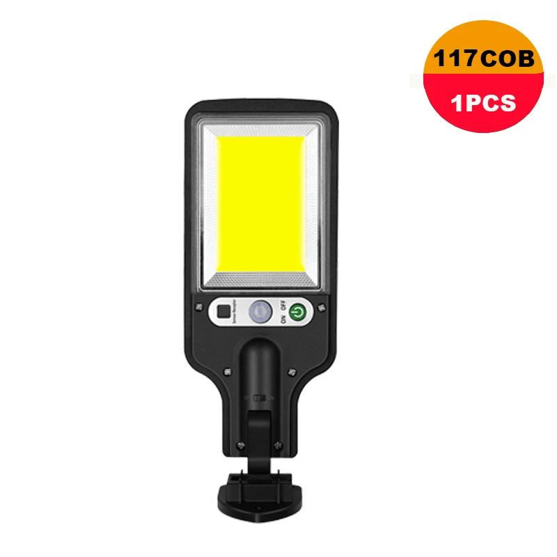 1-6Pcs Outdoor Solar Lights 3 Modes Motion Sensor Solar Waterproof Security Wall Lighting Garden Wall Courtyard Path Lighting