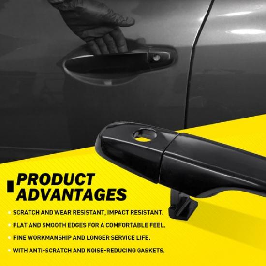 Front Left Exterior Door Handle Fits for 2012-2015 Honda Civic 2012-2016 CR-V