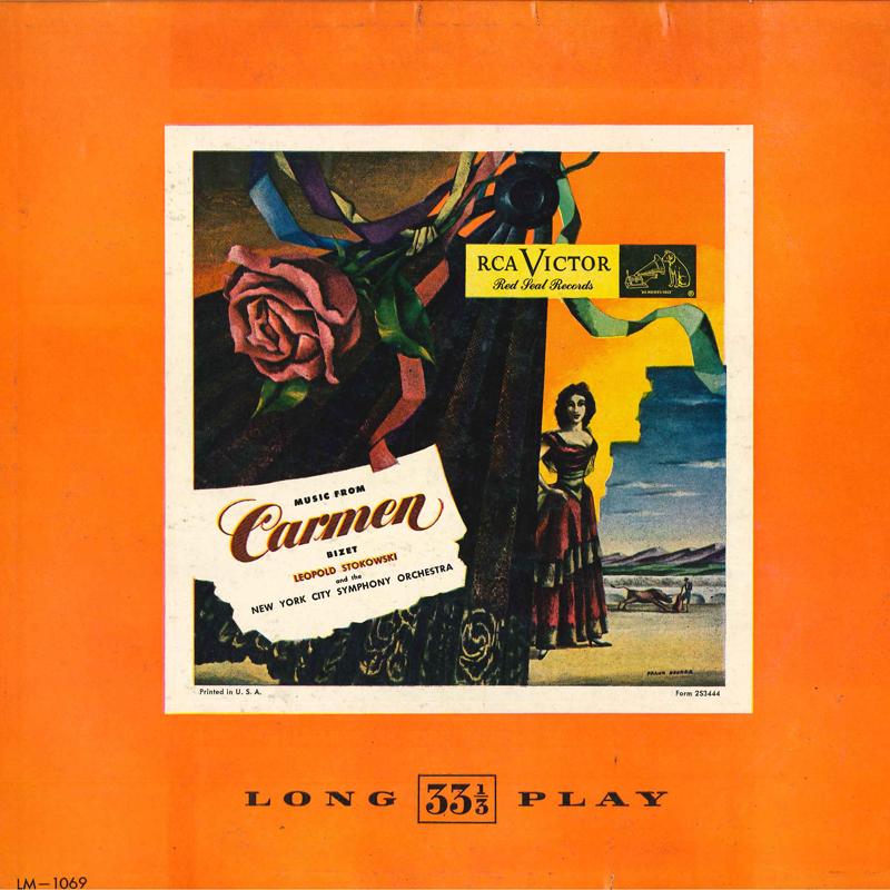

LP Record LEOPOLD STOKOWSKI CONDUCTOR, THE NE - Bizet : Music From Carmen LM1069 RCA VICTOR US Classical Used