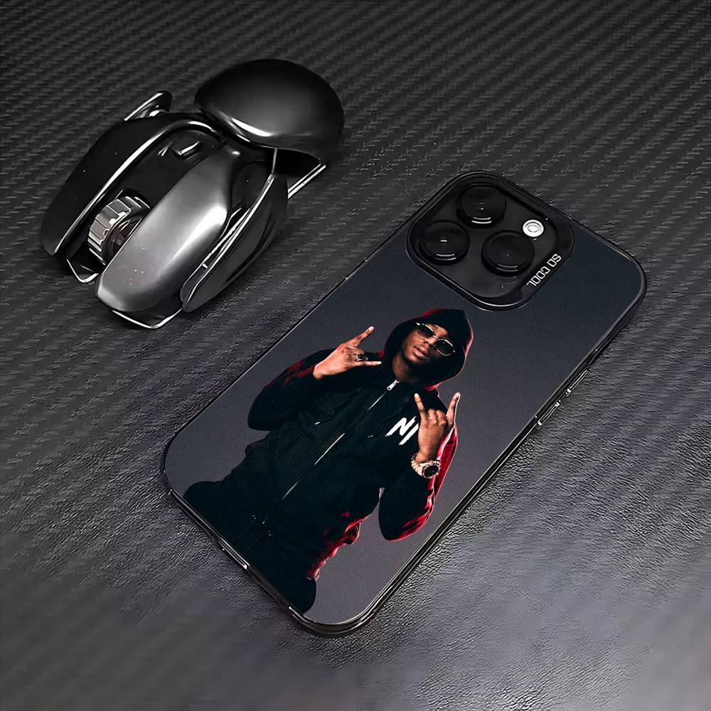 Rapper N-Ninho N-NI Phone Case For iPhone 17,16,15,14,13,12,11 Plus,Pro Max,Colored Silver Phone Case
