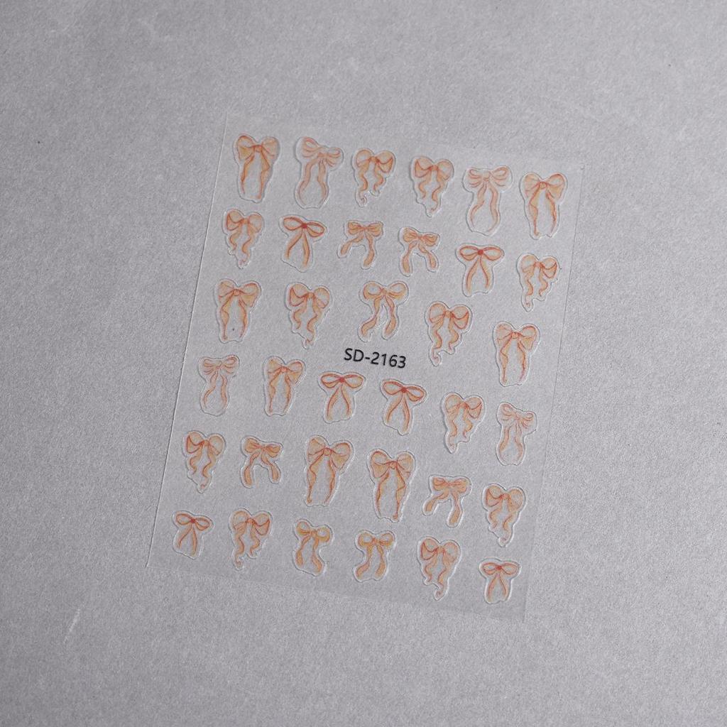 Weiße 3D Ballett Schuhe & Schleifen Nagelsticker - Dünne und Haltbare DIY Nagelaufkleber