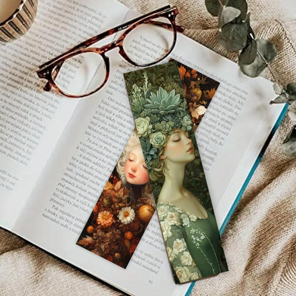 32pcs, Vintage Floral Women's Bookmarks, Back to School, Christmas, Halloween, Teachers, Suitable for Readers and Birthday Gifts