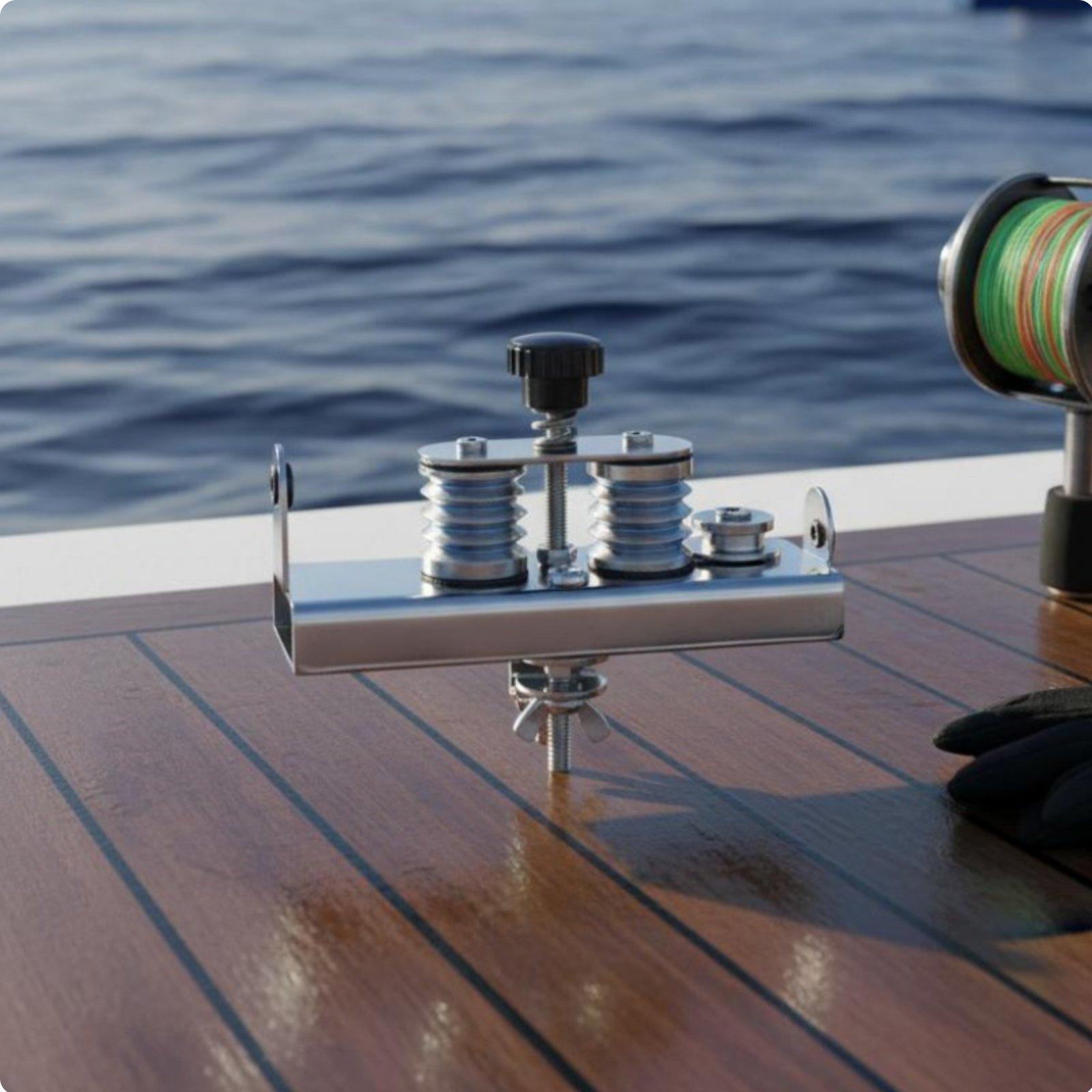 

PE Line Spooling Tensioner Adjustable Tension Fishing Line Spooler Tensioner for Boat Fishers