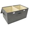 Storage Boxes 2 Pcs Fabric 50 X 30 X 25 Cm Anthracite