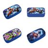 Top-Selling Dragon Ball Blue Double-Layer Pencil Case for School Students, Goku Theme, Large Capacity, Wear-Resistant.