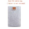 Fabric Envelope Pocket Wool Felt Pouch Capa Tablet Covers Sleeve Case
