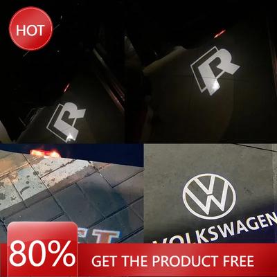 2025 Hot LED Car Door Logo Light Projector Lamp For Volkswagen VW Touareg 7P Golf 5 6 7 Jetta MK5 MK6 MK7 Passat B6 B7 B8 Car Ac