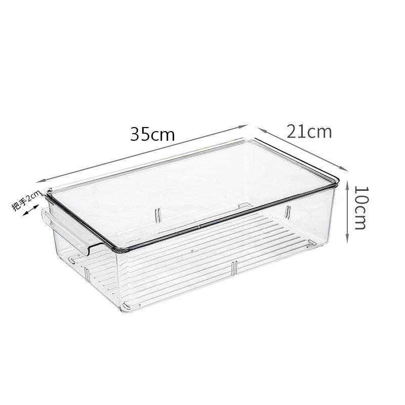 Klare PET-Kühlschrank-Aufbewahrungsbox für Obst & Gemüse