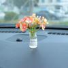 Creative Mini Simulation Sunflower Car Interior Center Console Decoration Crafts Cute Sweet Car Interior Accessories Gifts