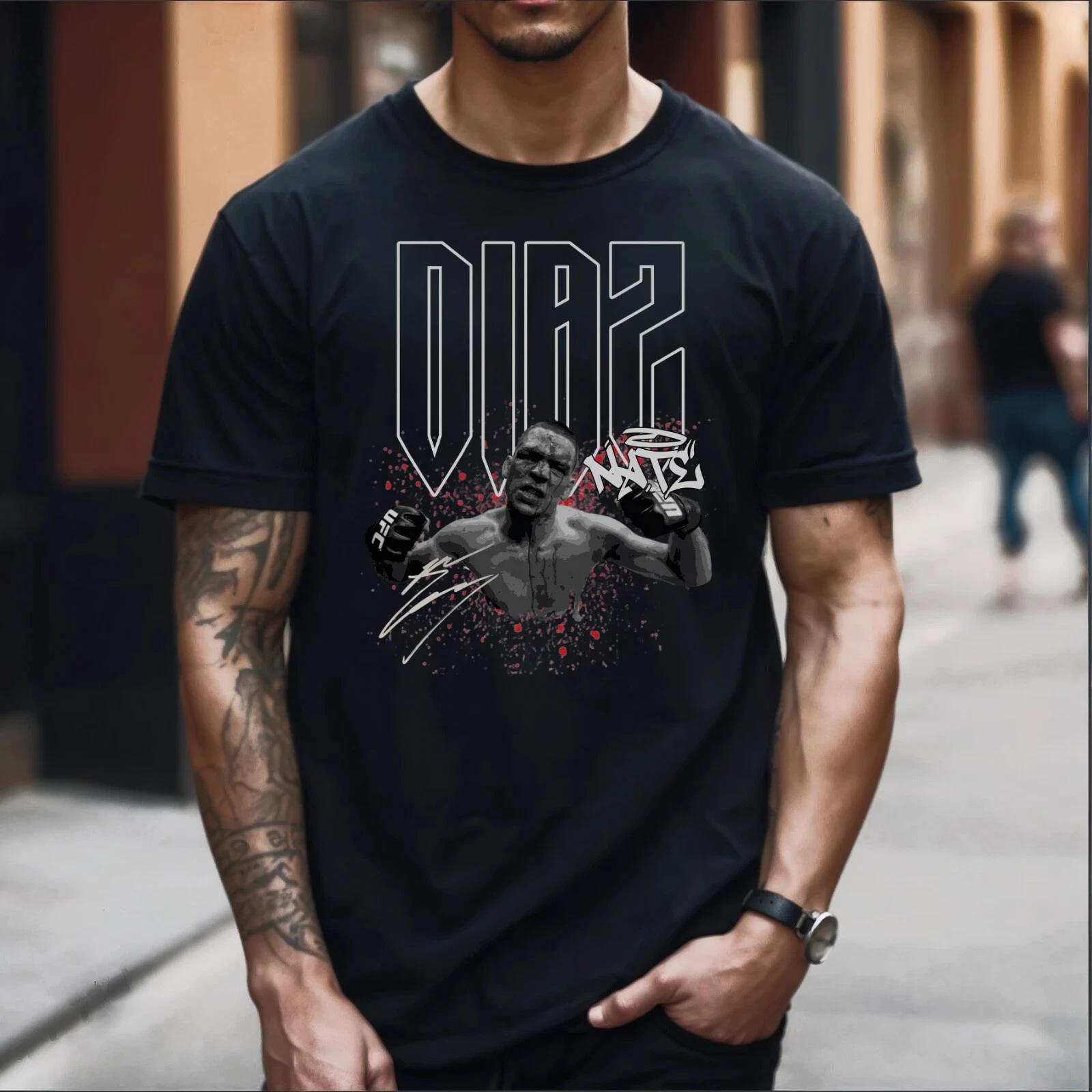 

Футболка Nate Diaz MMA Stockton Bloody Graphic Tee - Унисекс, Тяжелый хлопок XL