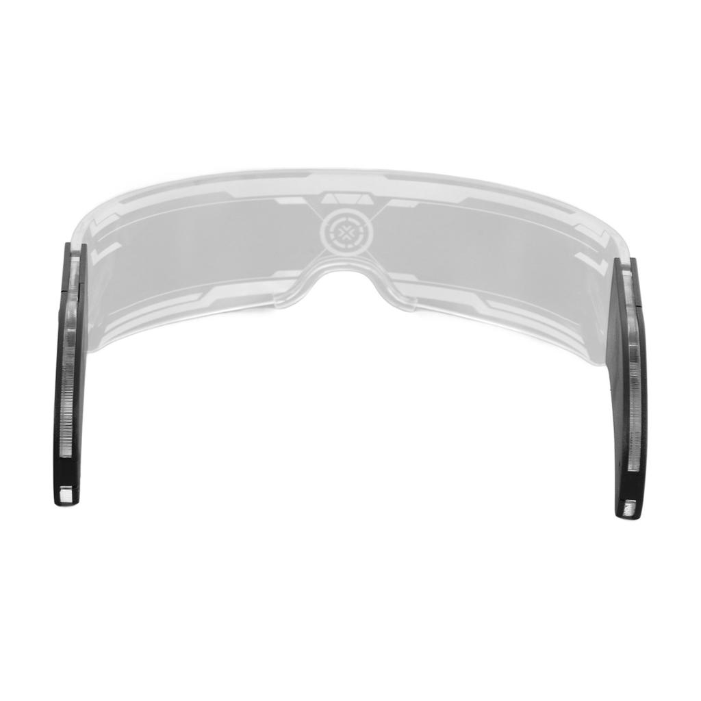 LED Visor Brille Leuchtet 7 Farben 4 Modi Cyberpunk Futuristisch Leuchtend Cosplay für Clubs Weihnachten