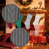 Holiday Stocking Large Capacity Knitted Sock For Christmas Gifts Elegant Reusable Festival Home Decoration
