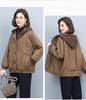 2024 Women's Hooded Thick Cotton Jacket - Casual, Plus Size, Autumn/Winter Outerwear