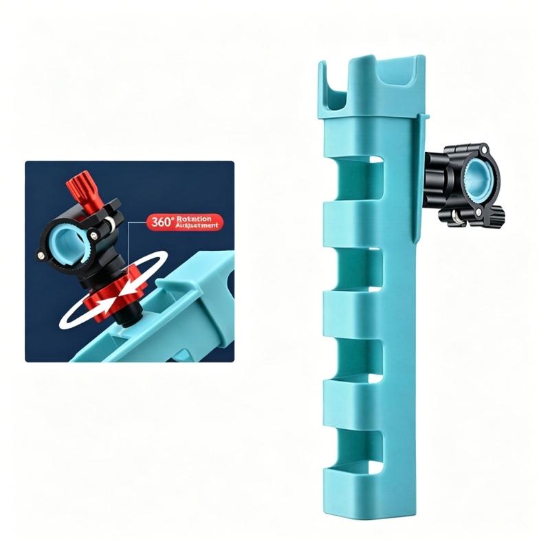 Universal Adjustable Rod Rack Brackets Replacement Light Weight Motorcycle Fishing Roles Holder Easy To Install