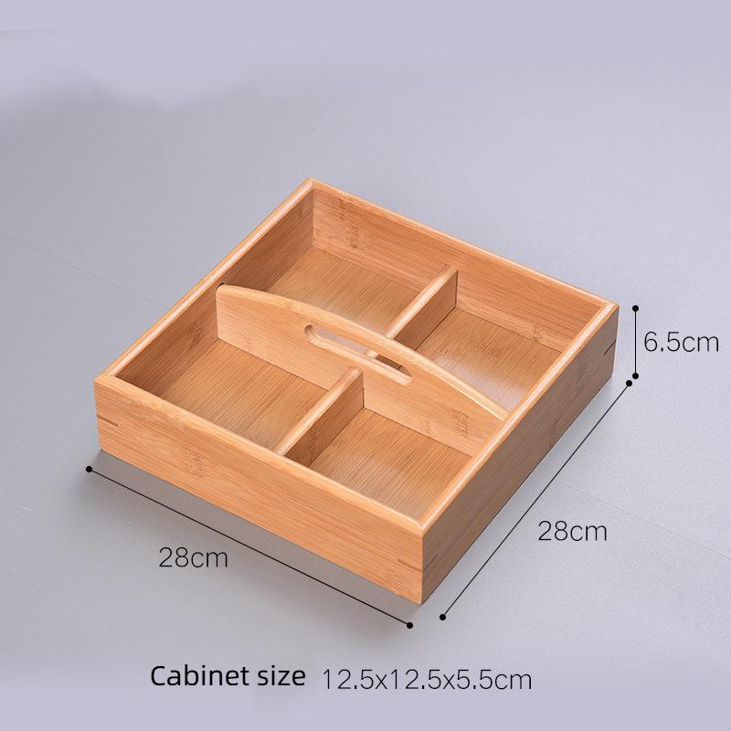Bamboo Wood Engagement Handle Dried Fruit Box