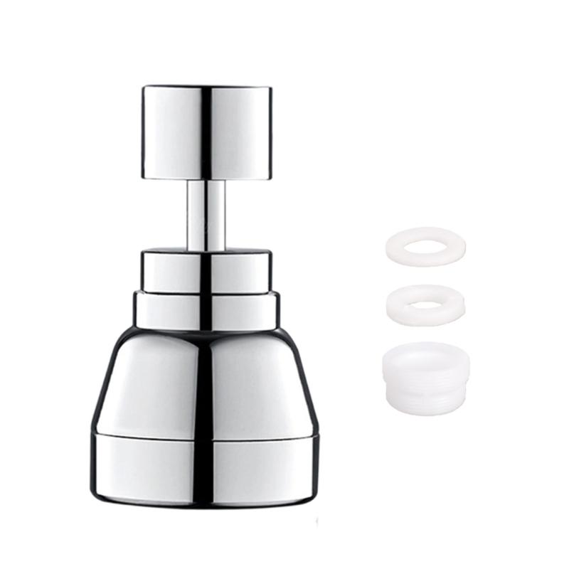 

Brass Faucet Aerator 3 Sprays Pattern Pressure Boosts 360 Rotate Function Brass Aerator Splatters Guards for Kitchen Sink