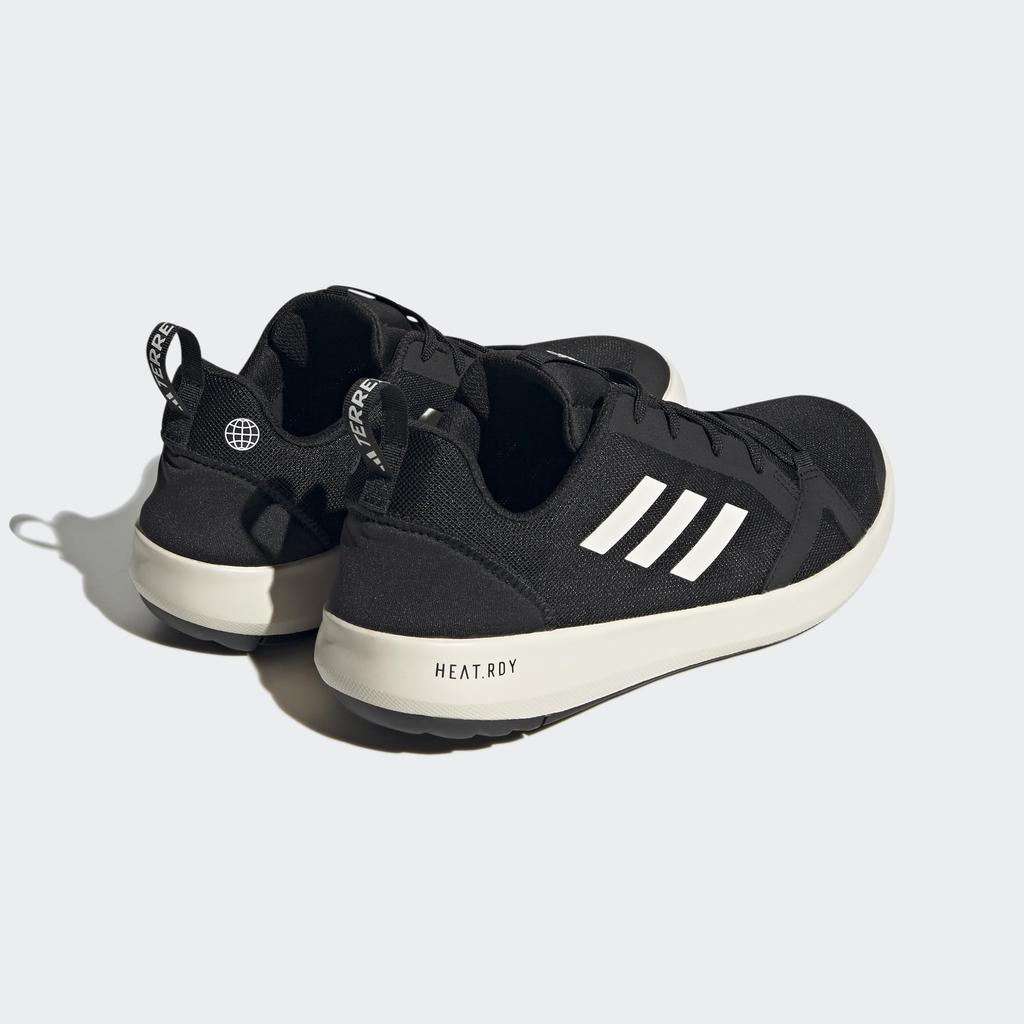 Adidas Terrex Boat RDY Water Shoes Core Black Size with Cooling Technology HEAT. (LTG03) Men's, Black/Chalk White/Core (HP8641), 25.5 cm, Quick-Drying