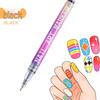12-Color Fine Tip Acrylic Nail Art Markers Set