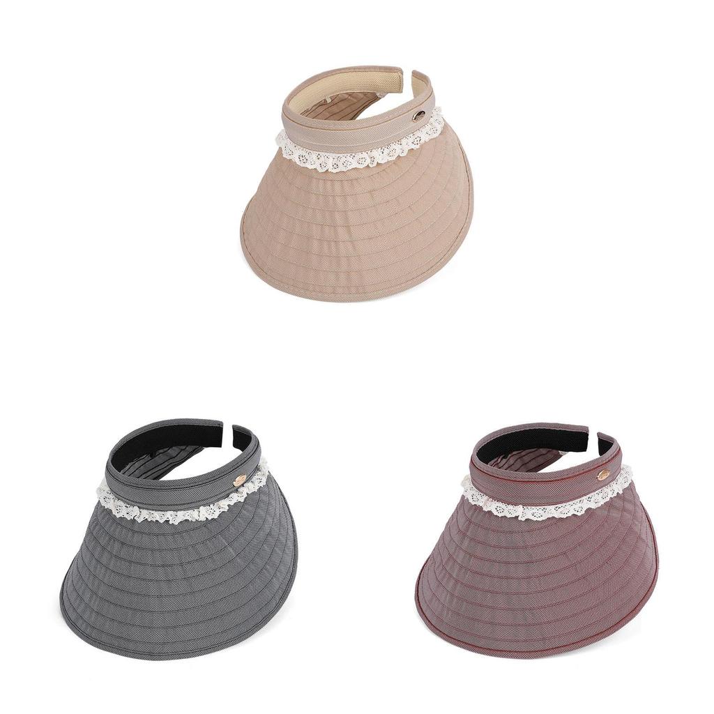 Summer Sun Protection Hat With Wide Brim And Foldable Design For Women Outdoors