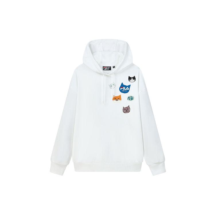 

New FILA Sweatshirts Women s White F11W133297F-WT XS