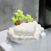 Self Draining Soap Draining Container Portable Soap Dish Tray Ceramic Soap Plate  Household
